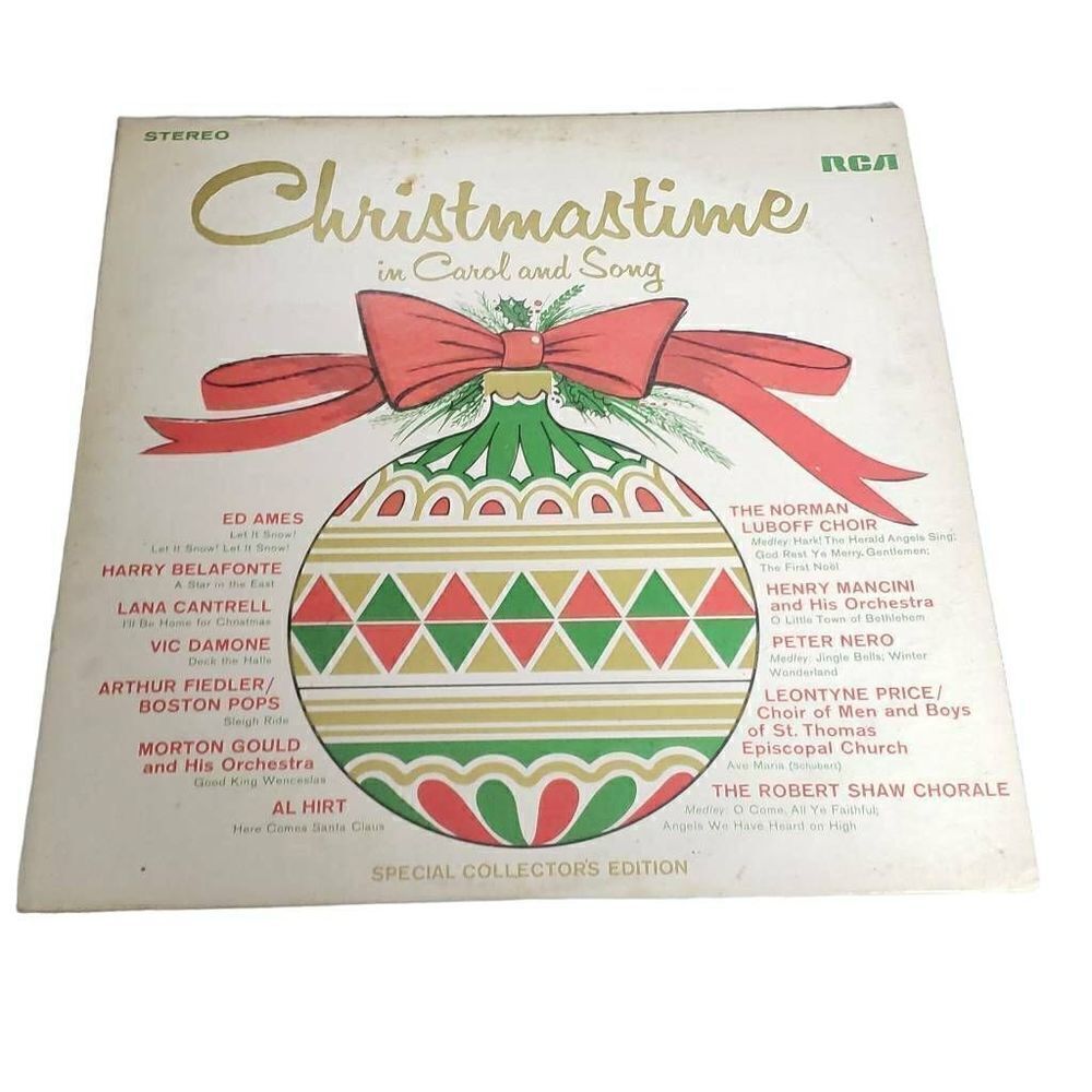 Christmas Time in‎ Carol and Song Vinyl Record